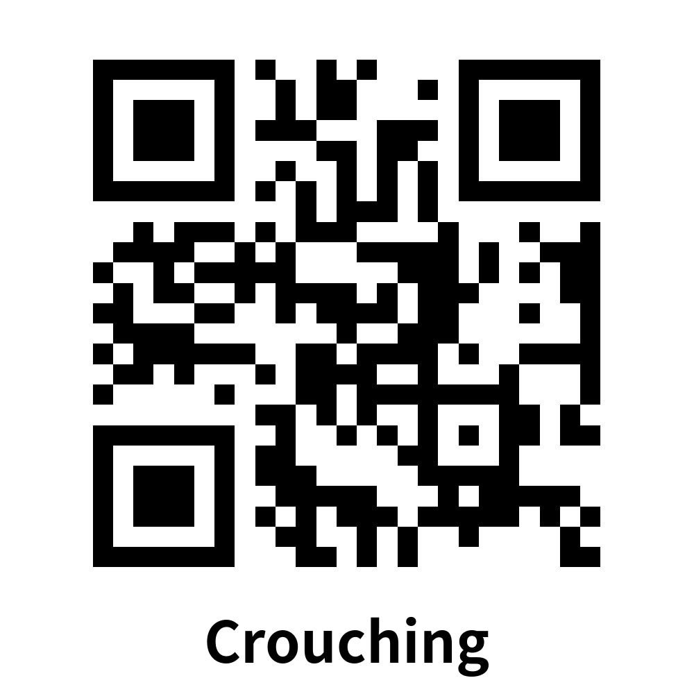 Crouching