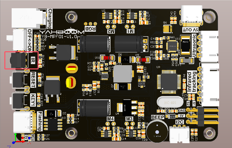 08.Infrared remote control key value printing