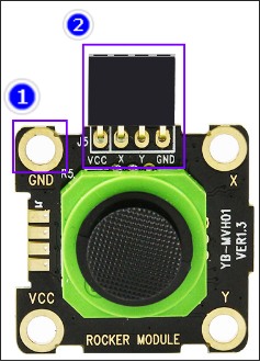 Rocker Module for Micro:bit Dual Axis Button XY Gamepad Sensor