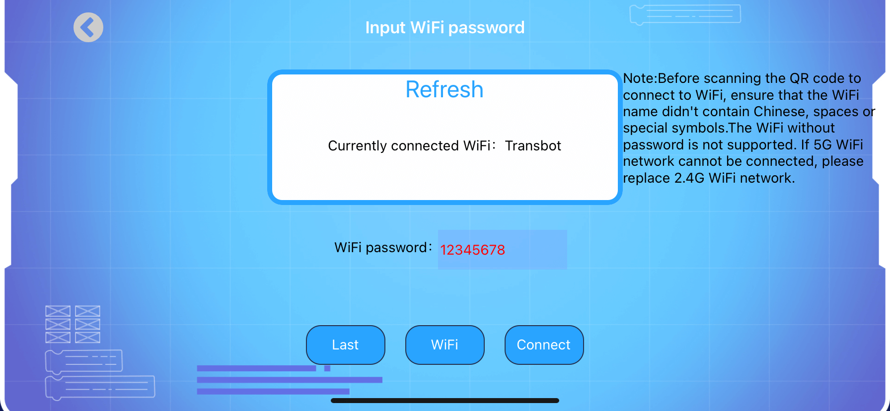 WiFi network configuration